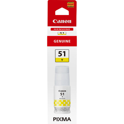 Cartucho tinta canon amarillo gi - 51y 70ml 7700 paginas