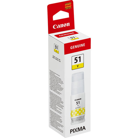 Cartucho tinta canon amarillo gi - 51y 70ml 7700 paginas