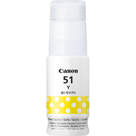 Cartucho tinta canon amarillo gi - 51y 70ml 7700 paginas