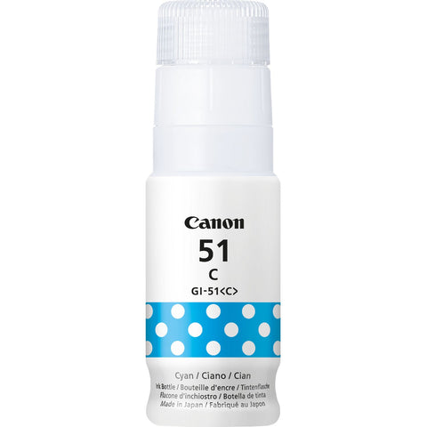 Cartucho tinta canon cian gi - 51c 70ml 7700 paginas