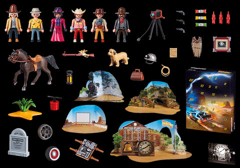 Playmobil calendario de adviento regreso al futuro