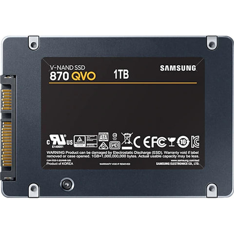 Disco duro interno solido ssd samsung mz - 77q1t0bw - 870 qvo -  1tb -  2.5pulgadas -  sata3