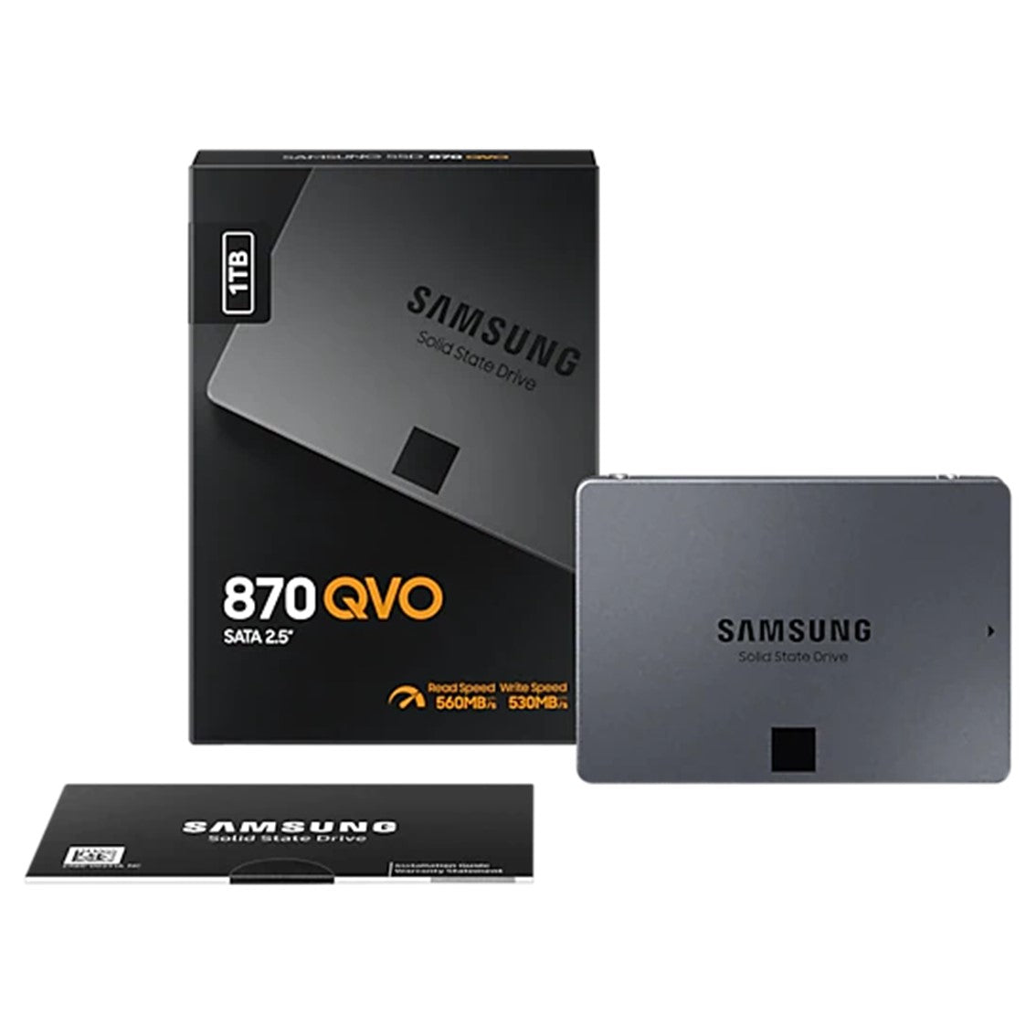 Disco duro interno solido ssd samsung mz - 77q1t0bw - 870 qvo -  1tb -  2.5pulgadas -  sata3