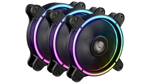 Ventilador gaming enermax t.b. rgb ad. 120mm pack de 3