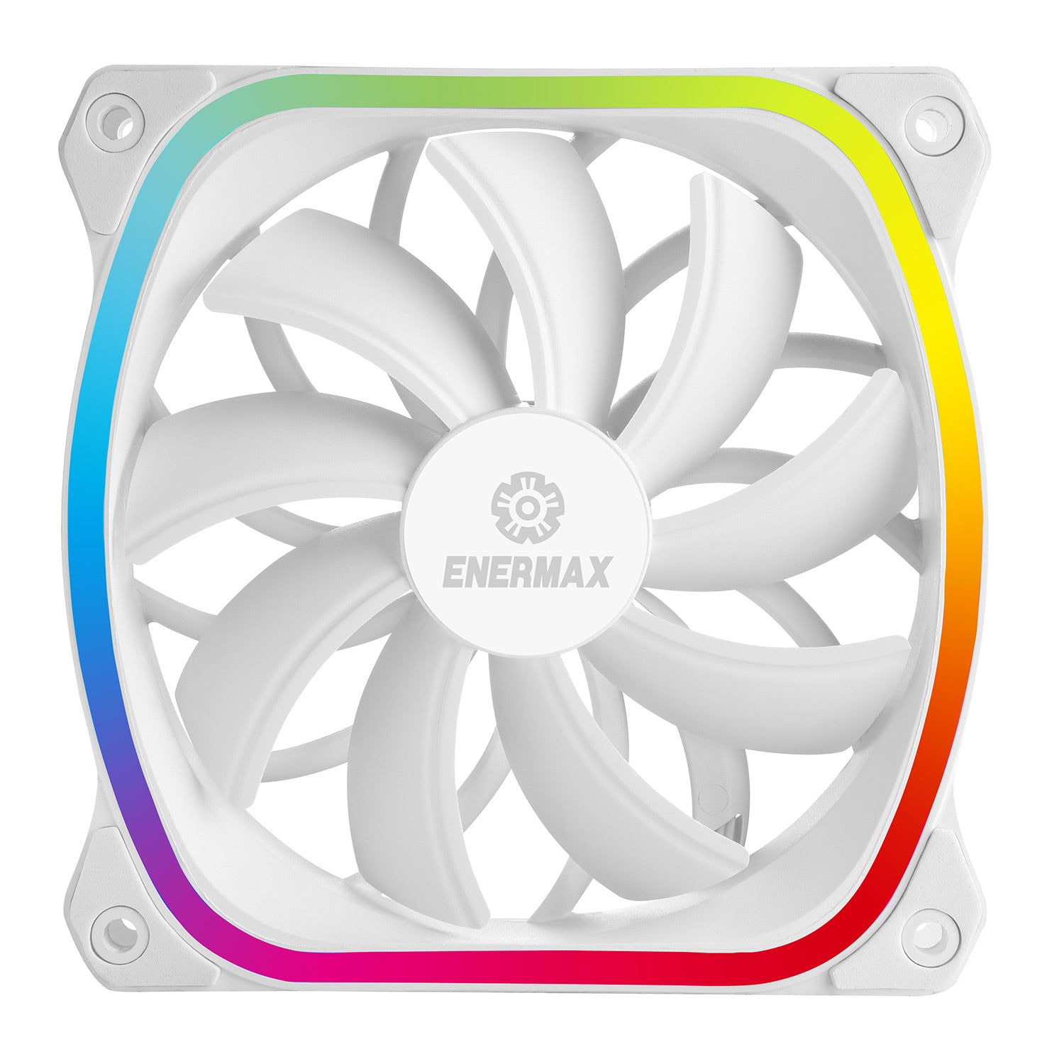 Ventilador gaming enermax squa rgb 120 mm blanco