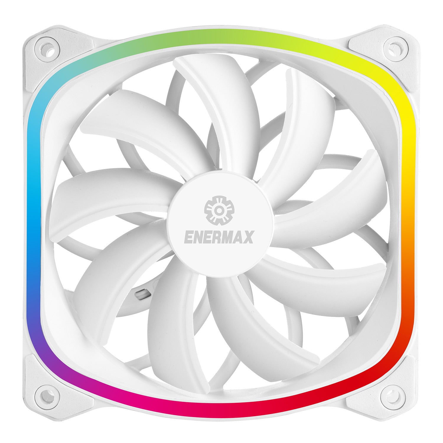 Ventilador gaming enermax squa rgb 120 mm blanco