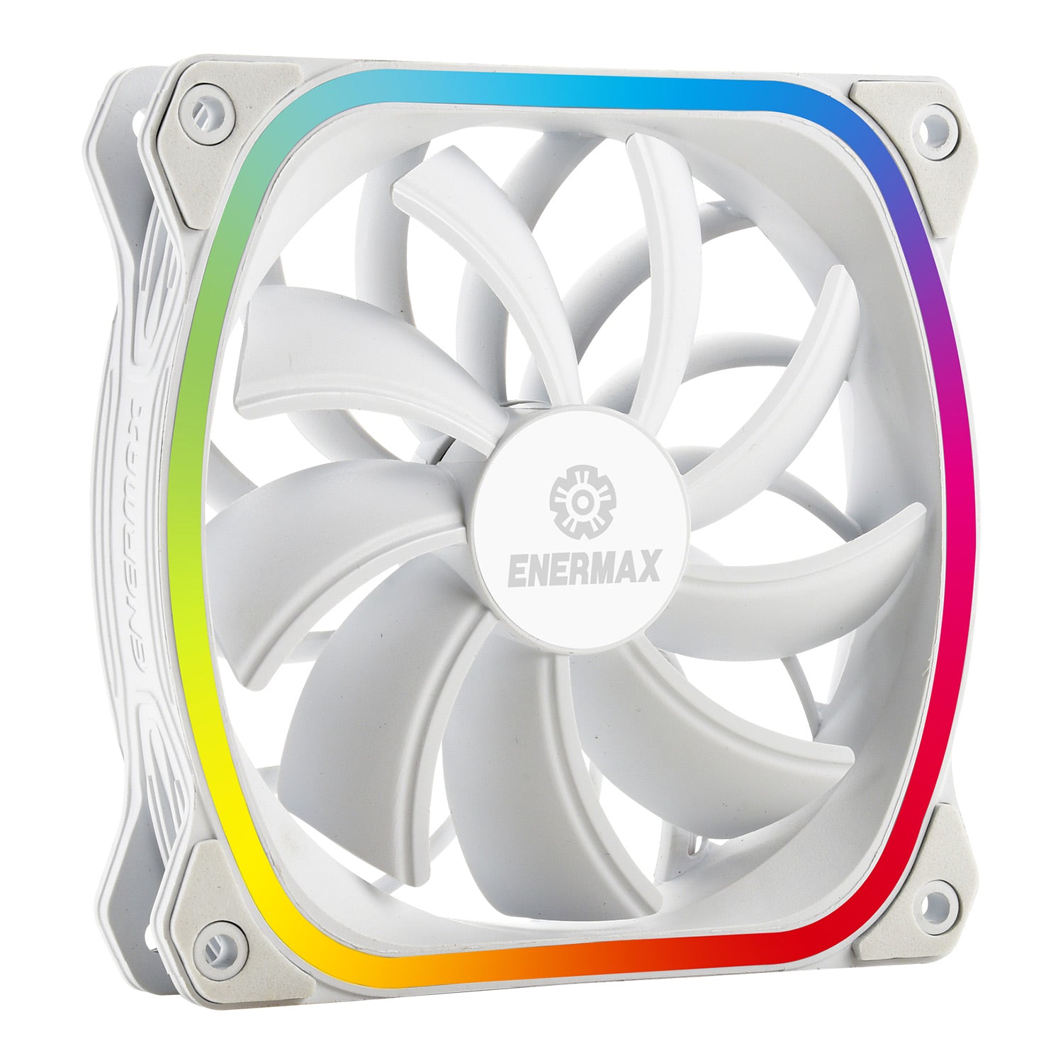 Ventilador gaming enermax squa rgb 120 mm blanco