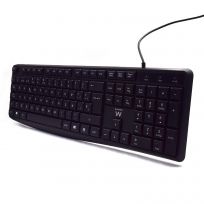 Teclado ewent ew3001 usb con escritura silenciosa