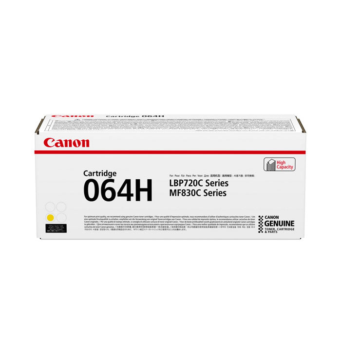 Cartucho toner canon 064h amarillo 10400 paginas