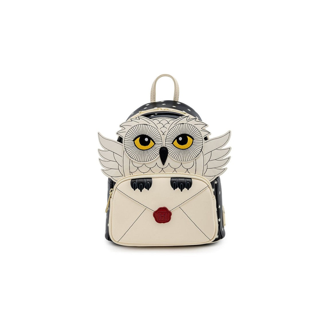 Mochila loungefly harry potter hedwig carta de invitacion a hogwarts