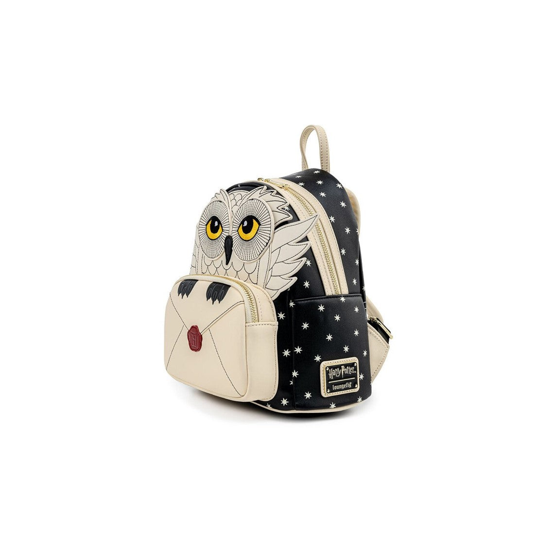 Mochila loungefly harry potter hedwig carta de invitacion a hogwarts
