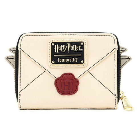 Cartera loungefly harry potter hedwig carta de invitacion a hogwarts