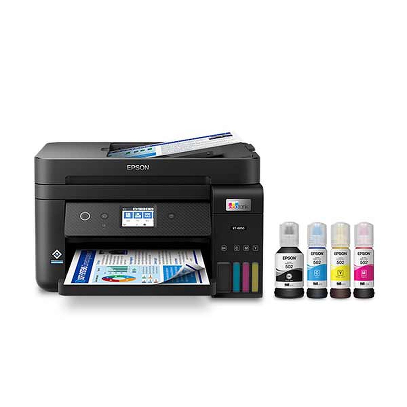 Multifunción inyección epson ecotank et - 4850 color wifi duplex fax