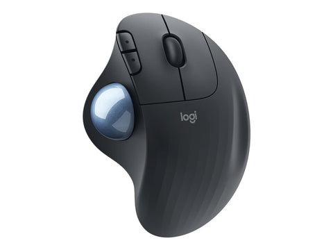 Mouse raton logitech trackball ergo m575 optico wireless inalambrico grafito