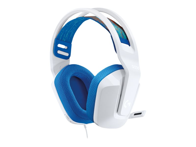 Auriculares con microfono logitech g g335 gaming jack 3.5mm blanco