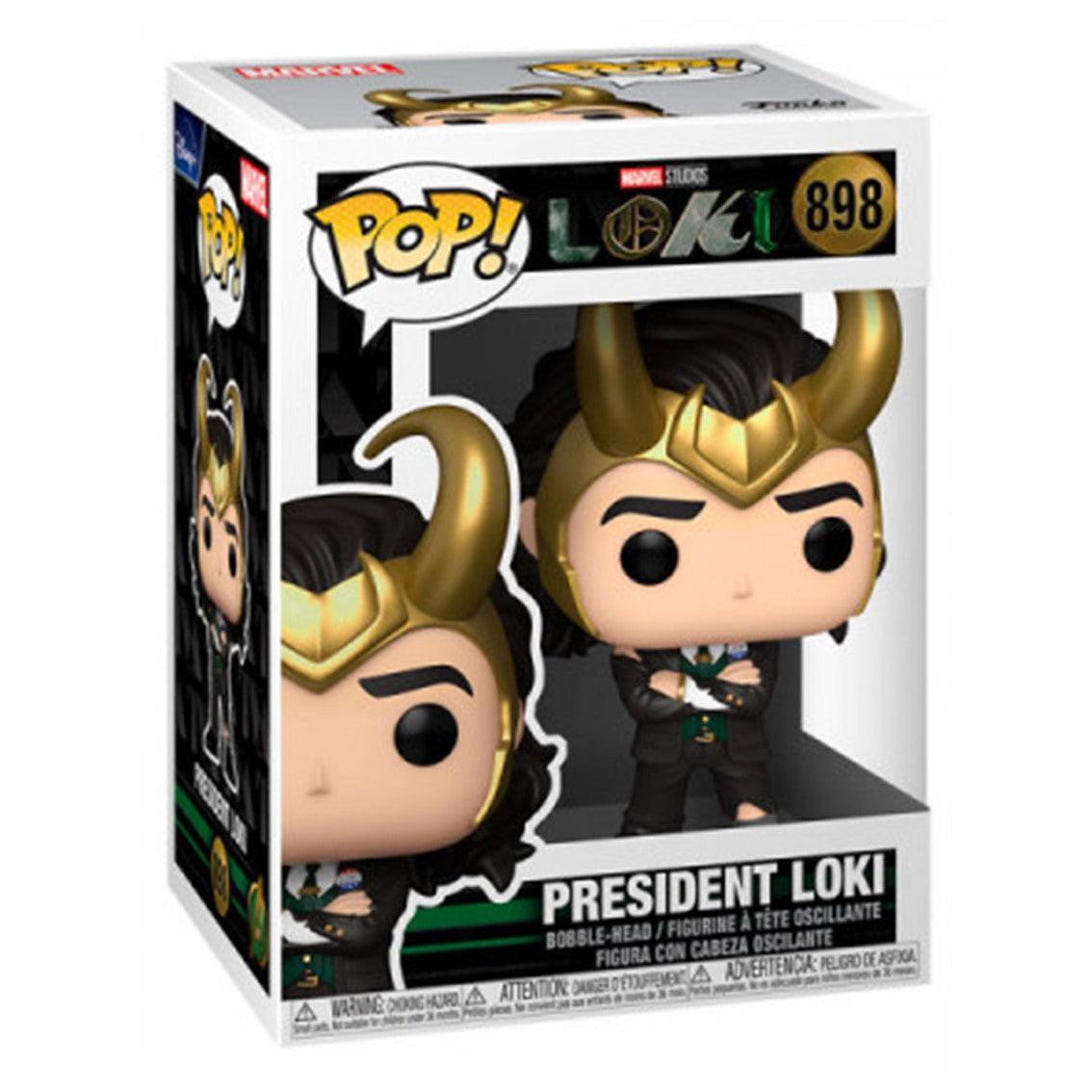 Funko pop marvel loki loki presidente 55743