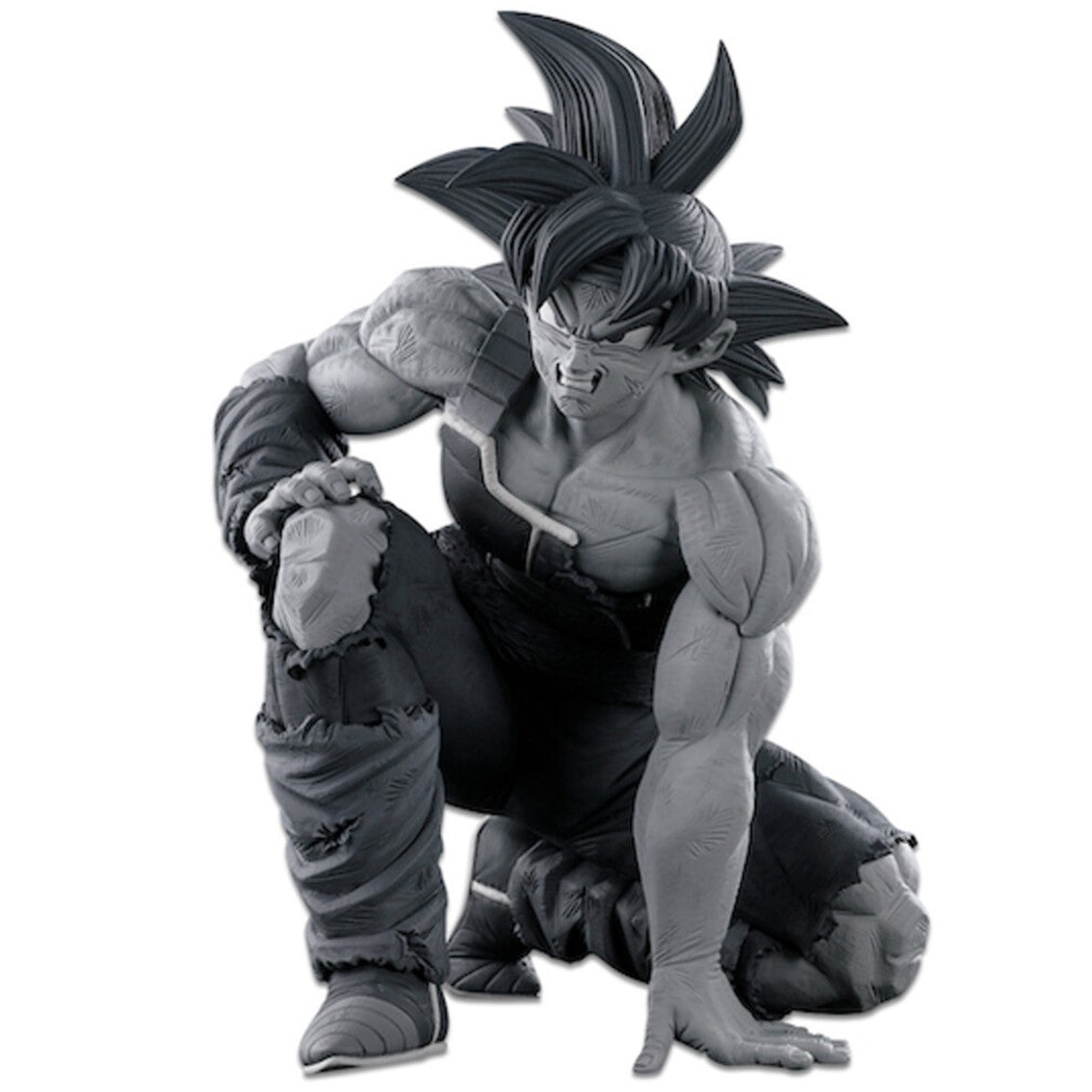 Figura banpresto dragon ball super bardock tones blanco & negro