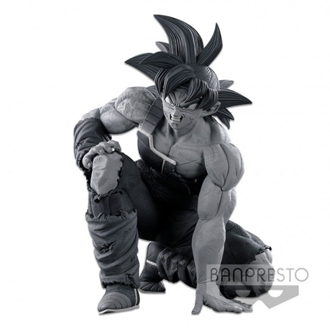 Figura banpresto dragon ball super bardock tones blanco & negro