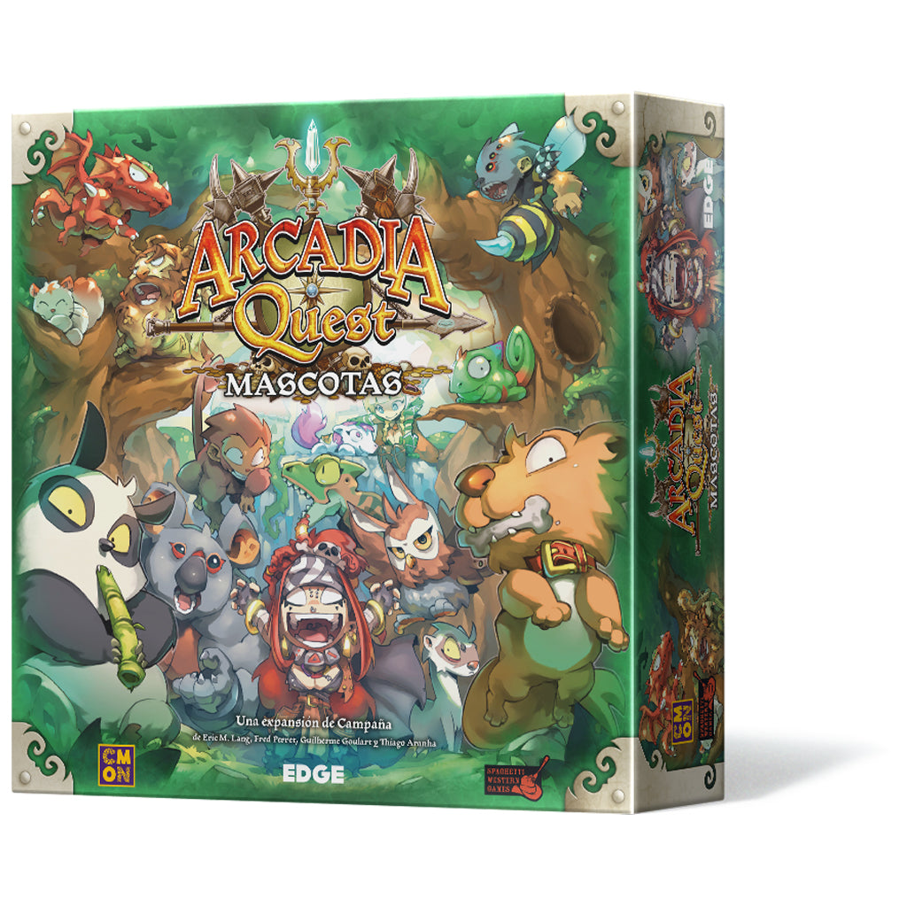 Juego de mesa arcadia quest mascotas pegi 14