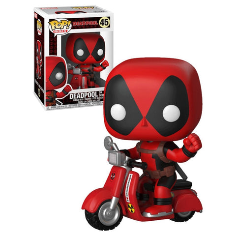 Funko pop rides marvel deadpool con scooter 30969