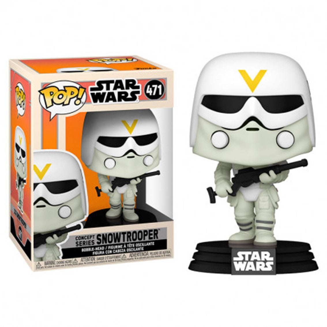 Funko pop star wars concept snowtrooper version alternativa 56768