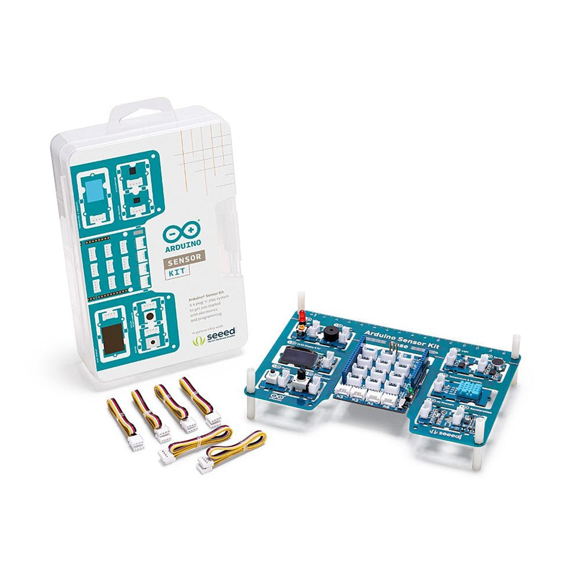 Kit educativo completo arduino sensor bundle robotica con placa arduino