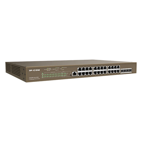Switch ip - com g5328p - 24 - 410w 24 puertos poe gestionable
