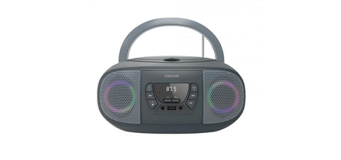 Radio cd fonestar boom - go - g usb gris