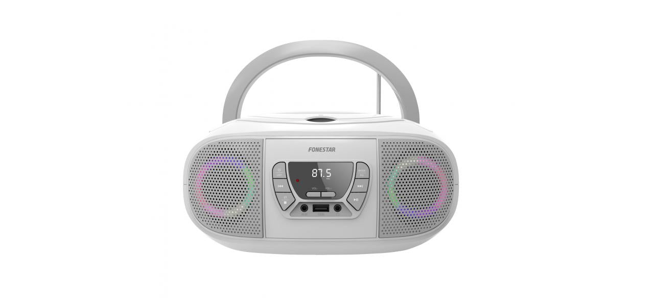 Radio cd fonestar boom - go - b usb blanca