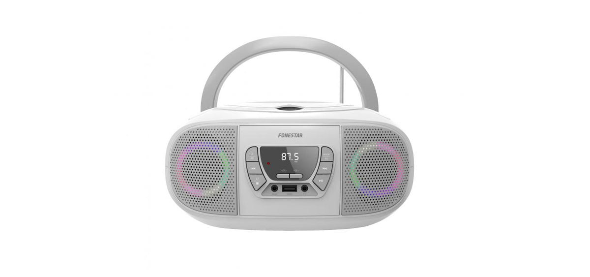 Radio cd fonestar boom - go - b usb blanca