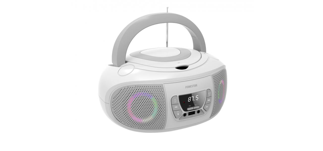 Radio cd fonestar boom - go - b usb blanca