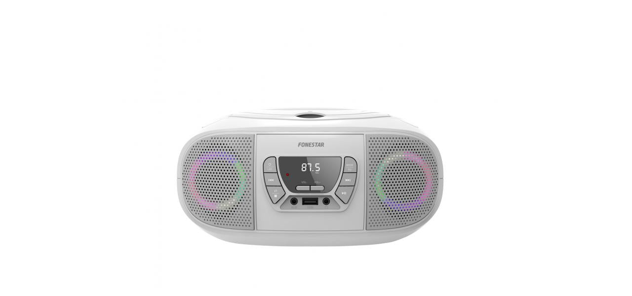 Radio cd fonestar boom - go - b usb blanca