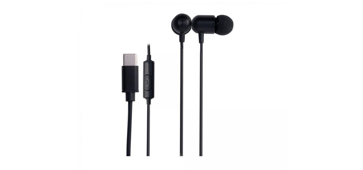 Auriculares intrauditivos fonestar x3 - nc - microfono - usb tipo c - negro