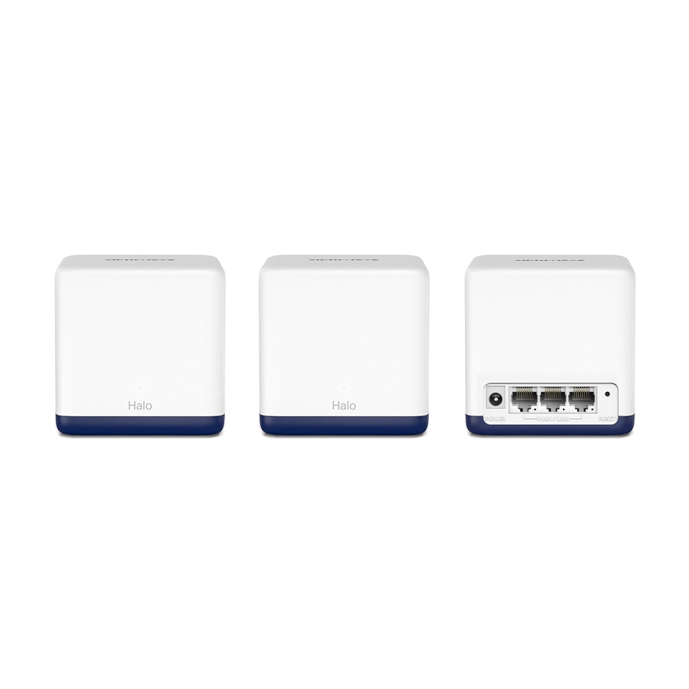 Router mesh mercusys halo h50g pack de 3 1900mbps