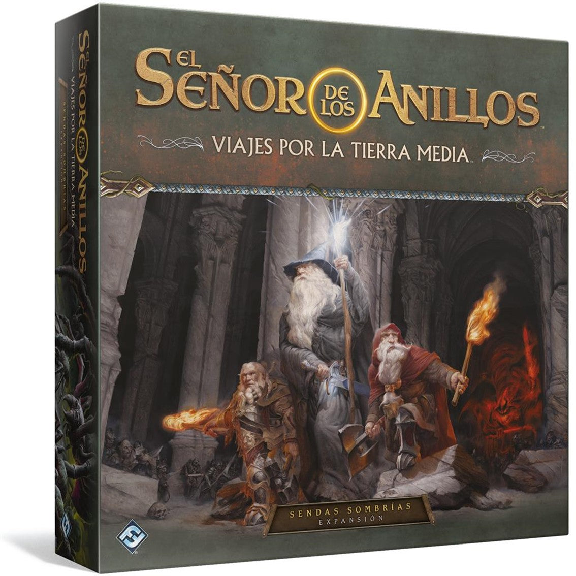 Juego de mesa el señor de los anillos sendas sombrias