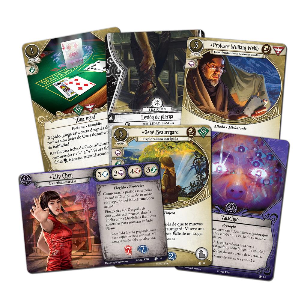 Juego de mesa arkham horror los confines de la tierra expansion investigadores pegi 14