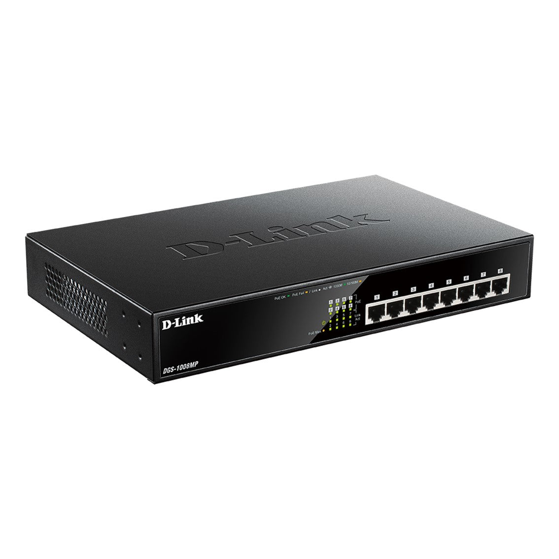 Switch d - link 8 puertos gigabit max poe