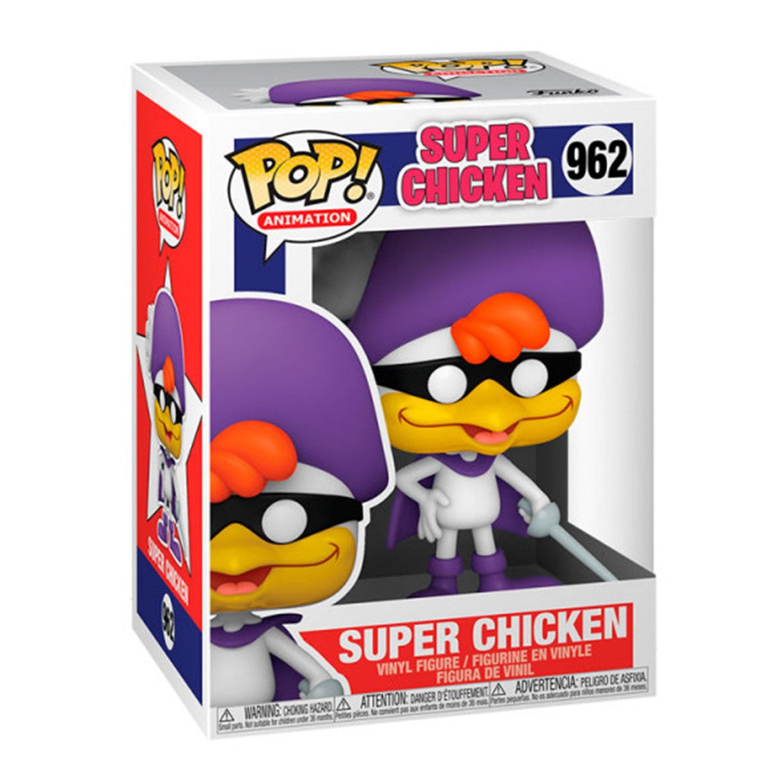 Funko pop animacion super chicken super chicken 55286