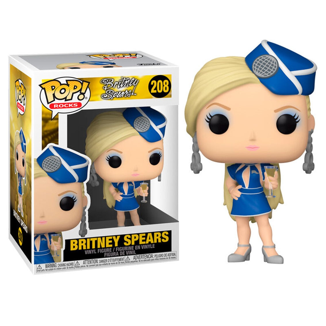 Funko pop estrellas de la musica britney spears stewardess 52033