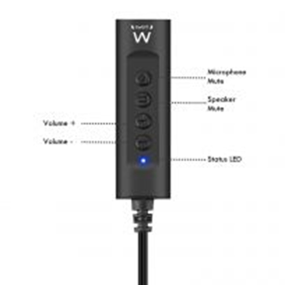 Cable adaptador ewent mini jack a usb hembra - macho 0.5m