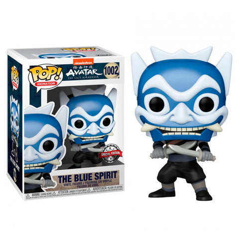 Funko pop animacion avatar the last airbender la leyenda de aang zuko blue spirit edicion especial 56784