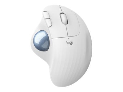 Mouse raton logitech ergo m575 bluetooth & wireless blanco