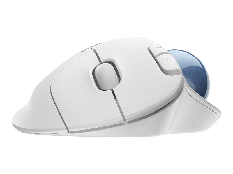 Mouse raton logitech ergo m575 bluetooth & wireless blanco