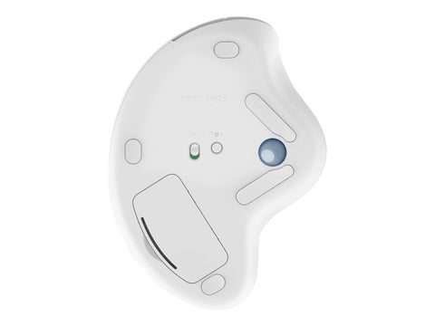 Mouse raton logitech ergo m575 bluetooth & wireless blanco