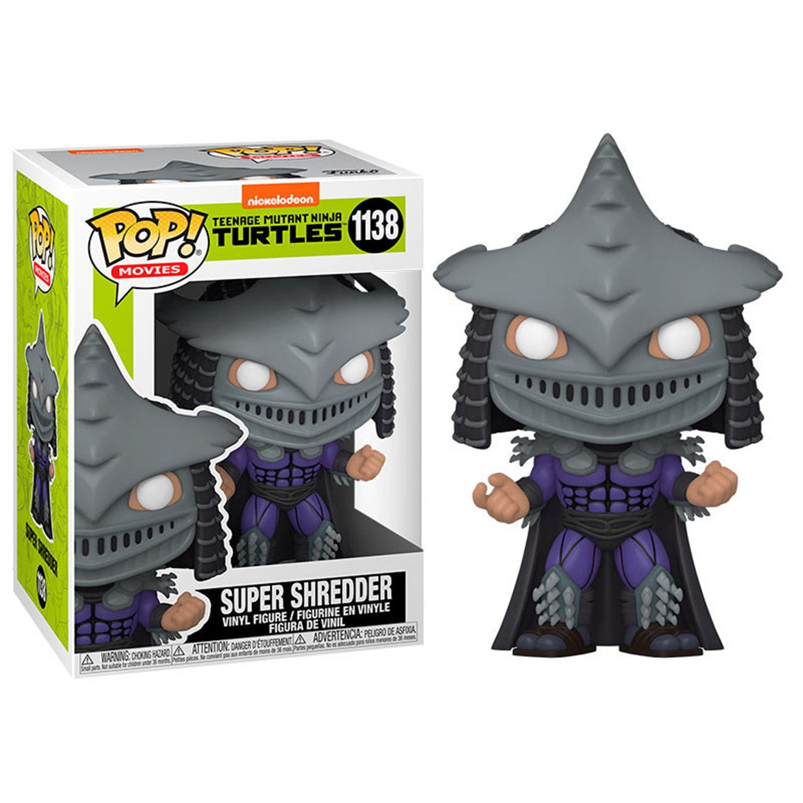 Funko pop series animacion nickelodeon las tortugas ninja mutantes 2 super shredder 56518