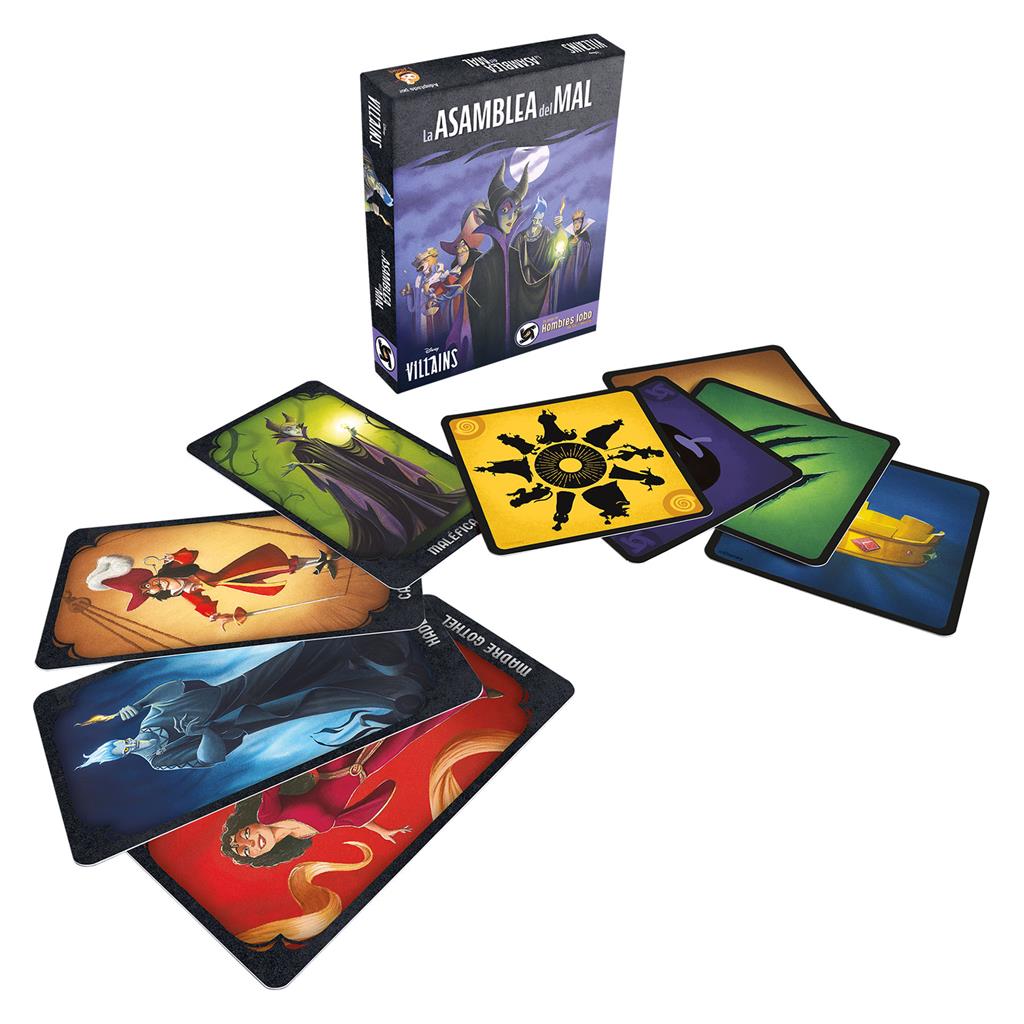 Juego de cartas disney villains la asamblea del mal pegi 10