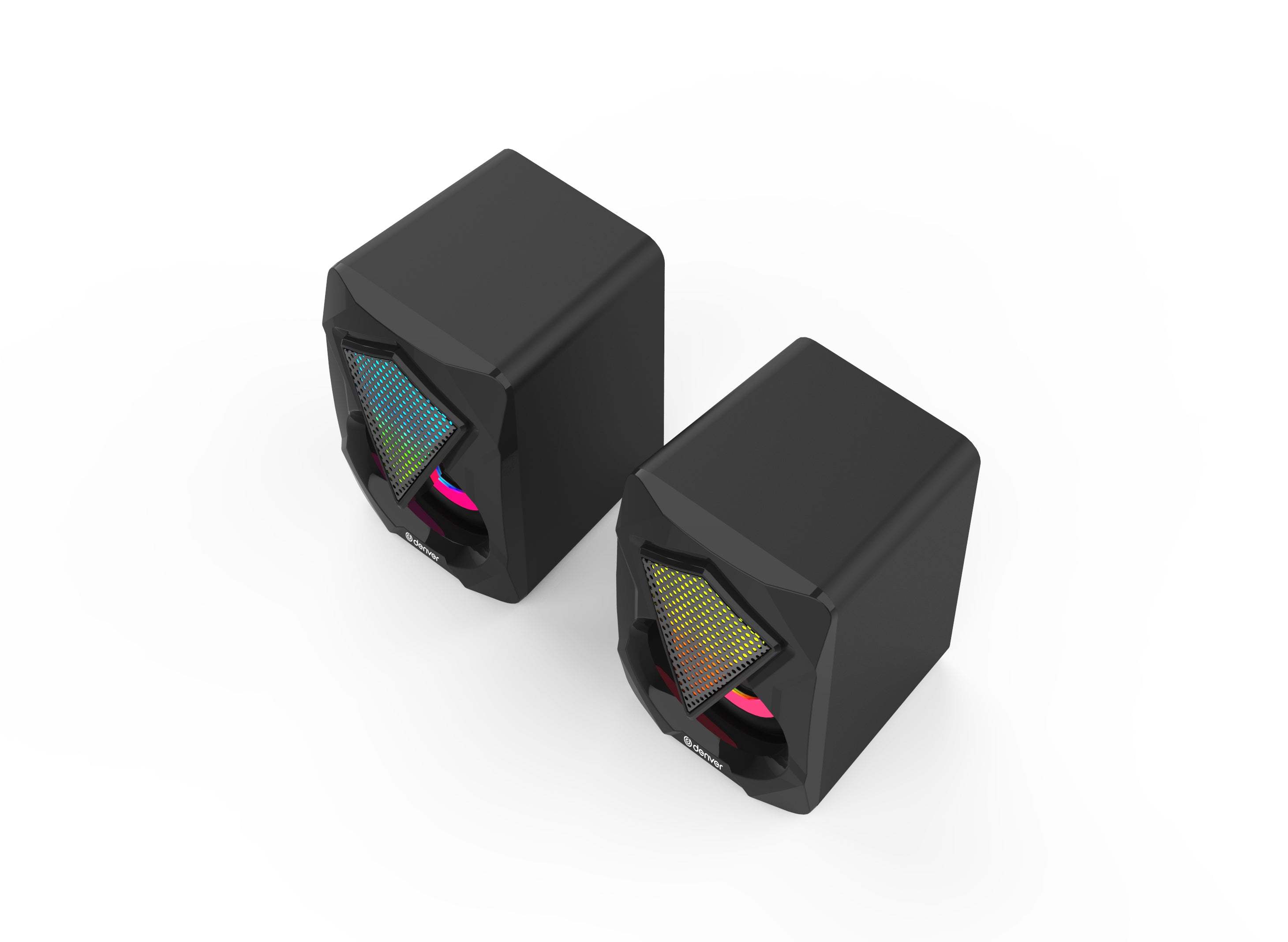 Altavoces gaming denver gas - 500 - 2 x 3w rms - usb - rgb