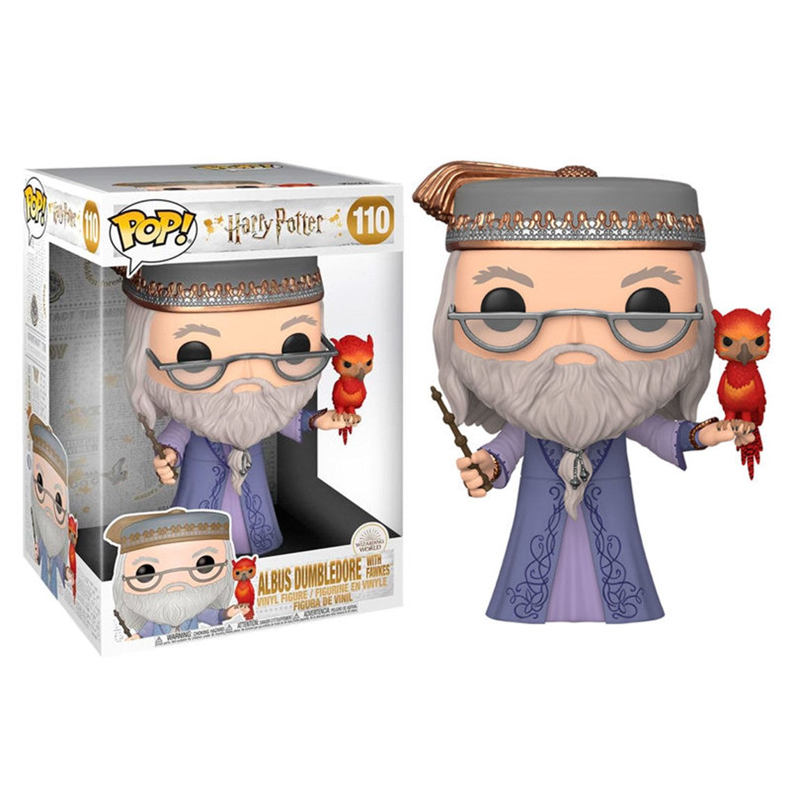 Funko pop harry potter dumbledore con fawkes fenix 10pulgadas 48038