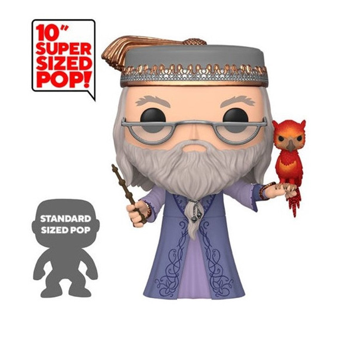 Funko pop harry potter dumbledore con fawkes fenix 10pulgadas 48038