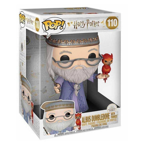 Funko pop harry potter dumbledore con fawkes fenix 10pulgadas 48038
